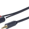 Audiokabel 3,5MM minijack - rca H-H 5M