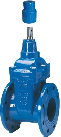 AVK flangeventil, PN16, 80 mm