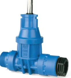 AVK 50 mm x 2" POM stikledningsventil med PRK/nippel, PN16