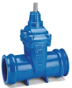 Avk Skydeventil, 90 mm, PN16, muffer til Pvc-rør, duktiljern