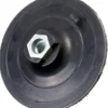Bagskive, Ø115mm, M14 gevind, medium gummi, velcro