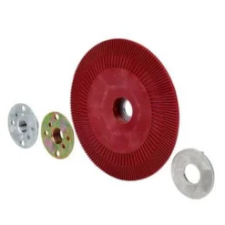 Bagskive, rund, Ø180mm, M14 - 5/8", hård, ventileret - 3M