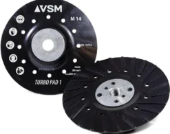 Bagskive Turbopad 1, Ø125mm, M14, ventileret