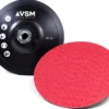 Bagskive ZKL Ø125-M14 hård gummi velcro