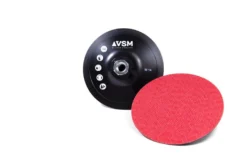 Bagskive ZKL, Ø115 mm, M14, hård gummi, velcro