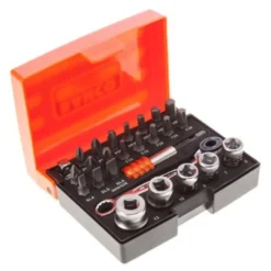 Bahco bits- og toppesæt, 26 dele, 1/4"