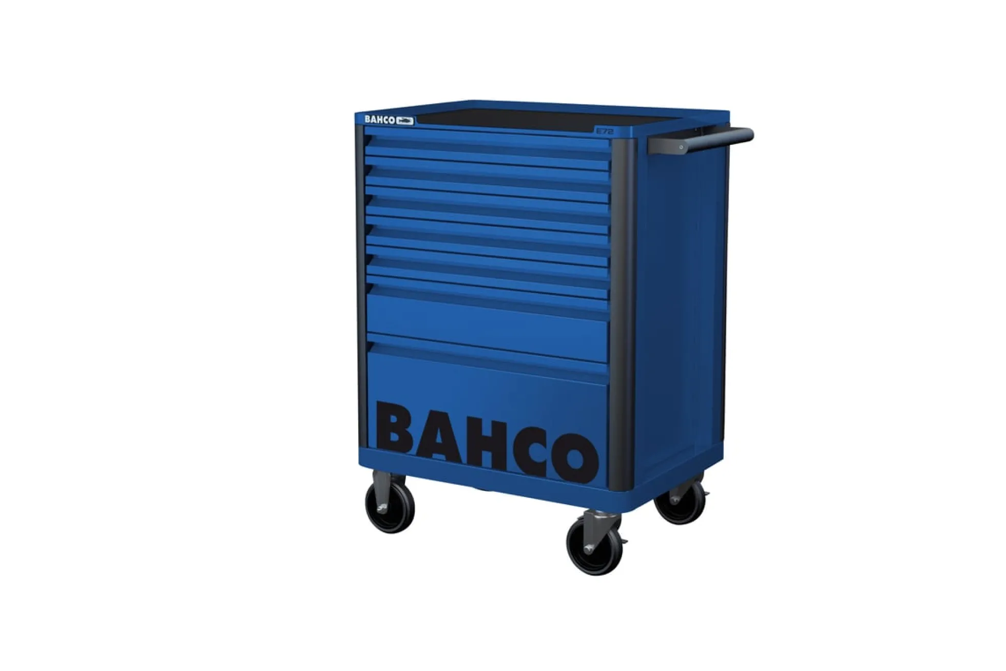 Bahco E72 værktøjsvogn, 7 skuffer, blå