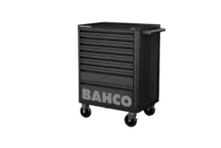 Bahco E72 værktøjsvogn, 8 skuffer, sort