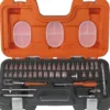 Bahco topnøglesæt 1/4", 46 dele, 4-13 mm