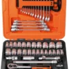 Bahco topnøglesæt S87+7, 1/4" og 1/2", 94 dele (4-34 mm)