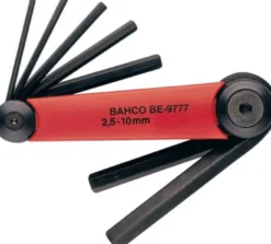 Bahco Unbrakonøglesæt, 2,5-10 mm, 7 dele