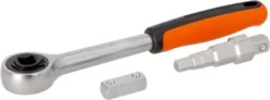 Bahco unionsnøglesæt med gennemstiksskralde, unionsnøgle og led, 1/2"