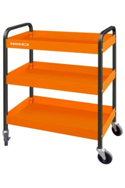 Bahco Værkstedsvogn med 3 hylder, orange