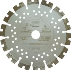 BAIER diamantskive ø185mm uni, sølv, allround, til rilleskærer