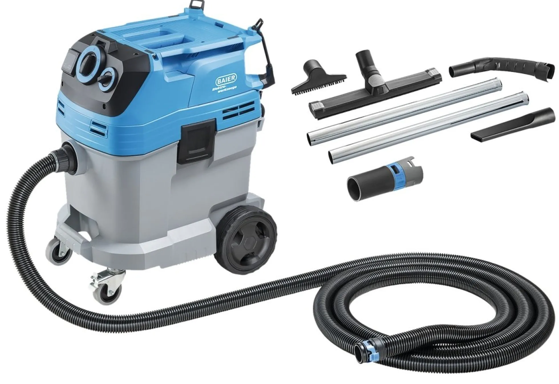 Baier støvsuger BSS606, tør/våd, klasse L, 1200W, 30L