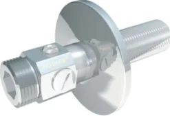 BALLOFIX® filterfix med roset og afspærring Forkromet Nippel