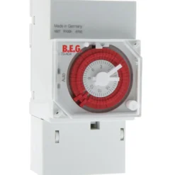B.E.G. Kontaktur TS-AD4, analog døgn, 16A, 1 x slutte/bryde