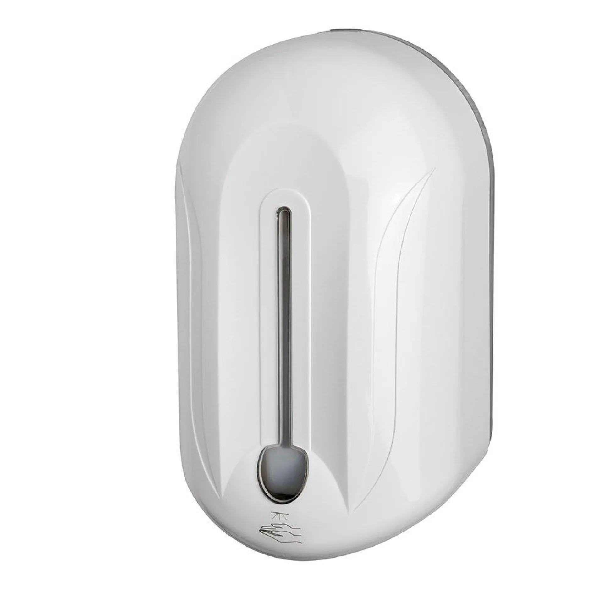 Berøringsfri dispenser til desinfektionsmiddel, 1,1 liter, hvid