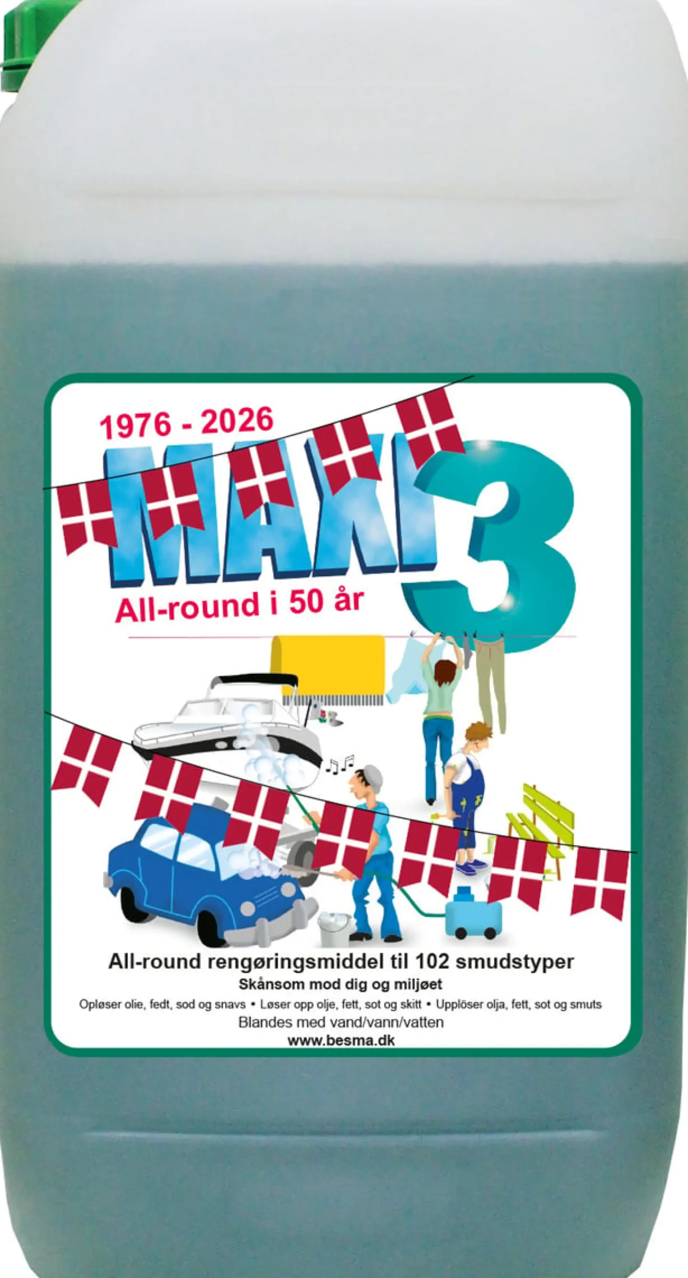 Besma MAXI 3 rengøringsmiddel, 10 l