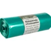 Biobaserede sække, LDPE/sukkerrør 51% Grøn PE + 49% Virgin LDPE, transparent grøn, 70x110cm, 100l - 10 stk
