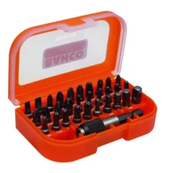 Bitssæt, 31 dele, lige kærv/PH/PZ/Unbrako/Torx - Bahco
