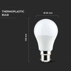 B22 LED pære, 8,5W, A60, 806lm, 4000K, erstatter 60W