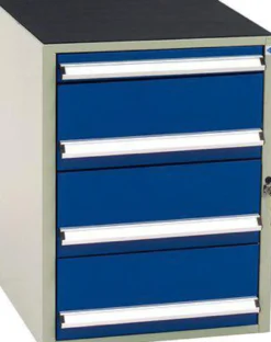 Blika skuffeskab SS-1.4 A, RAL 7035/5017