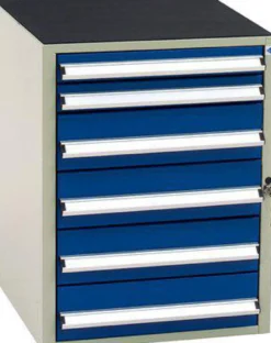 Blika skuffeskab SS-1.6B, RAL 7035/5017