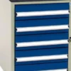 Blika skuffeskab SS-1.5C, RAL 7035/5017