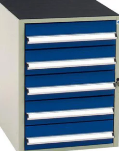 Blika skuffeskab SS-1.5C, RAL 7035/5017