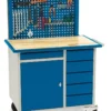 Blika værkstedsvogn VV-2 med elevatortavle VT-1, RAL 7035/5017