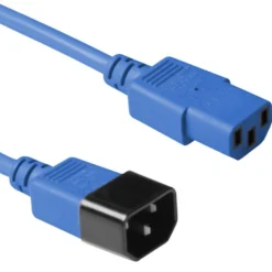 Blåt strømkabel, C14 til C13, 1,8 meter - MicroConnect