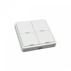 Bluetooth batteritryk med 4 knapper, virker med Tuya/Smart Life, hvid - Spectrum Smart