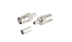 BNC crimp stik, til RG58 kabel, med guldbelagt pin