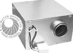 Boksventilator IRB 250A1, m/EC motor, 230 V - Lindab
