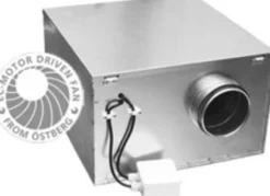 Boksventilator IRB 250A1, m/EC motor, 230 V - Lindab