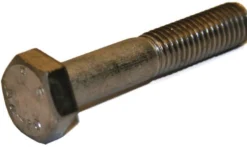 Bolt, M10x80 millimeter, A4-70, DIN 931, udv. 6-kant, gleitmo
