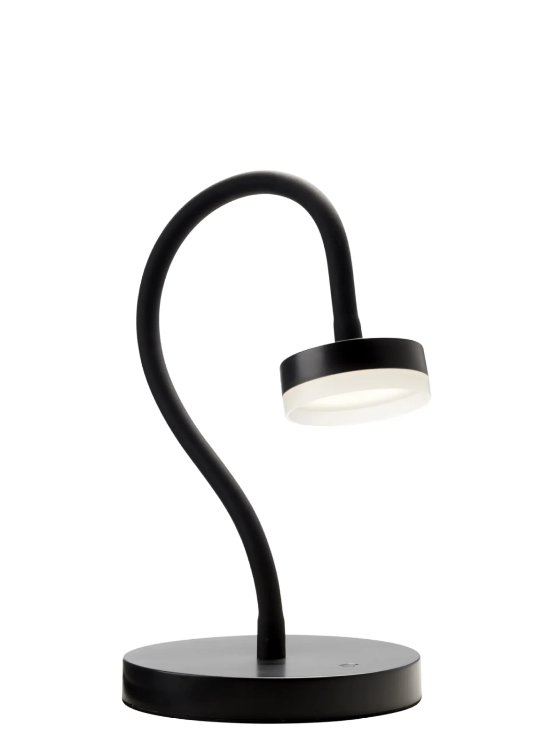 Bordlampe Tulipan, Sort