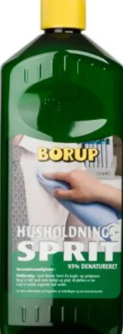 Borup husholdningssprit 93%, denatureret, 1 liter