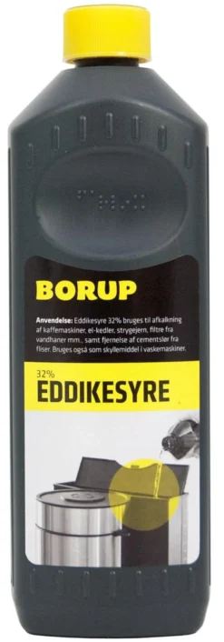 Borup Kemi eddikesyre, 32%, 1/2 l