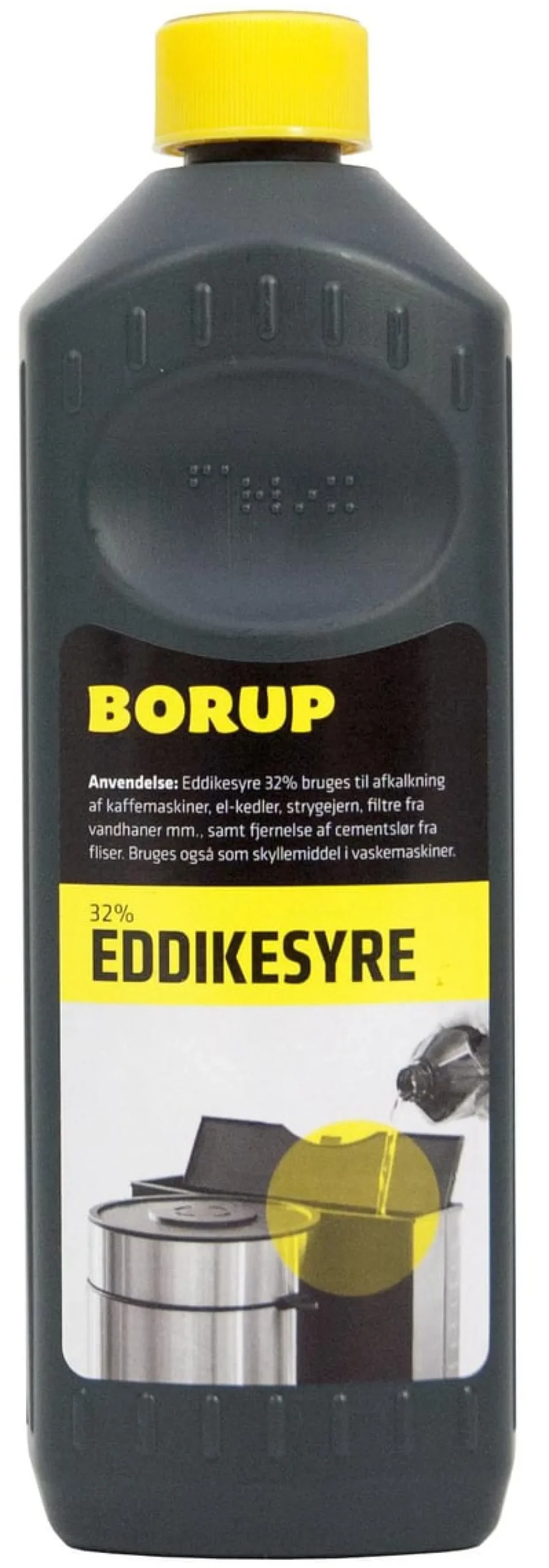 Borup Kemi eddikesyre, 32%, 1/2 l