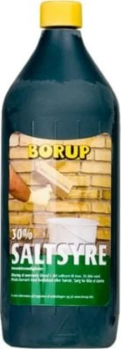Borup saltsyre 30 procent, 1 liter