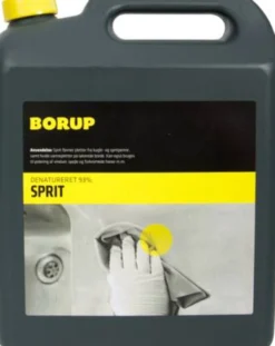 Borup Sprit denatureret, 93%, 5 liter dunk