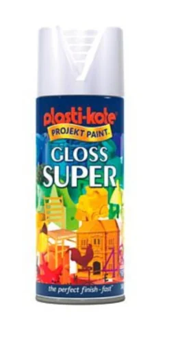 Borup Super Spraymaling, hvid blank 9010b, 400 ml
