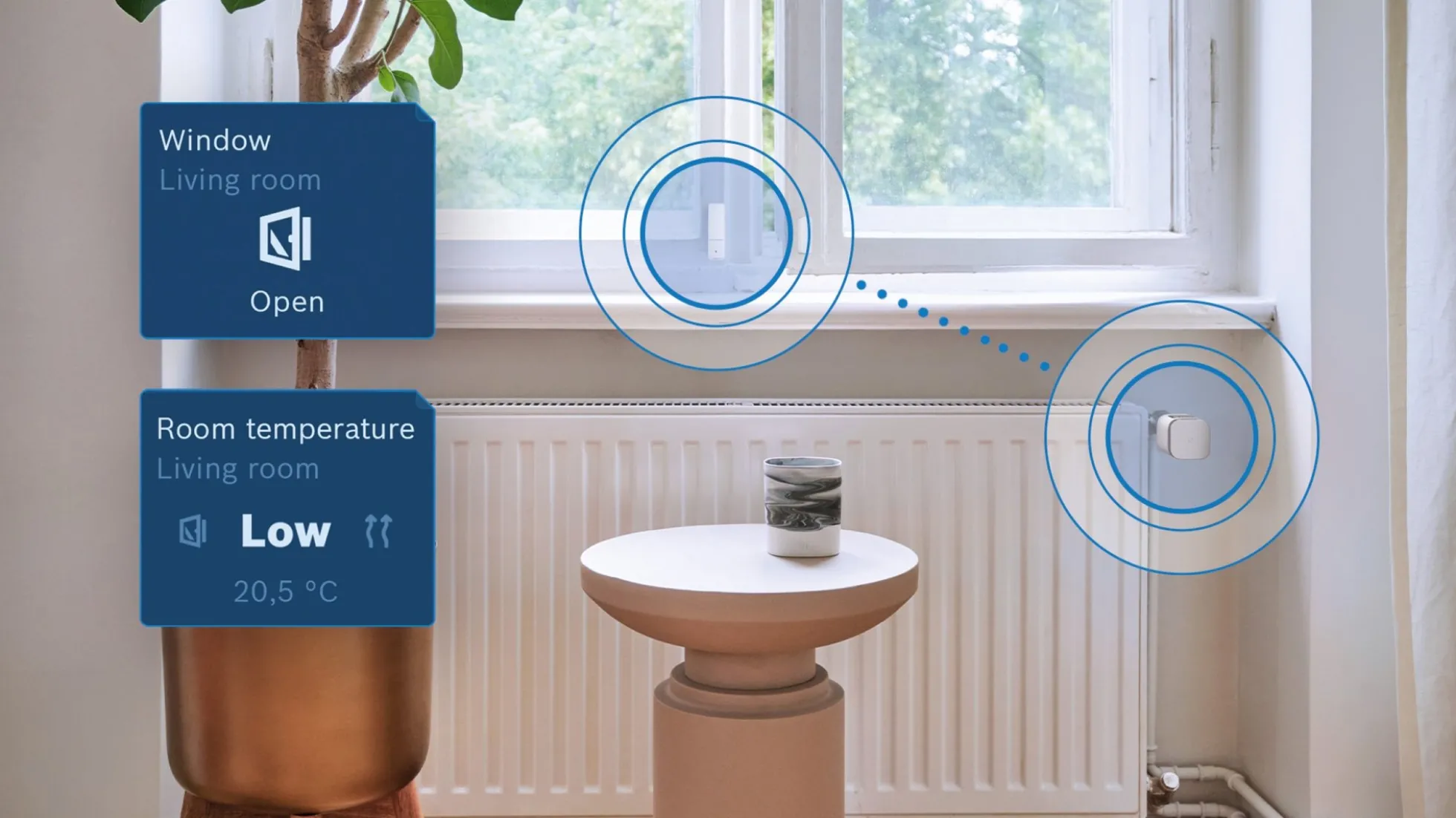 Bosch Smart Home II radiatortermostat, Matter