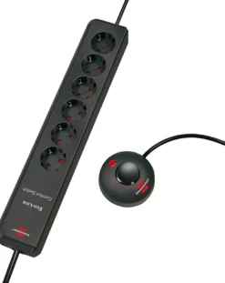 Brennenstuhl Eco-Line strømskinne, 6xCEE 7/4 udtag, 1xCEE 7/7 tilslut