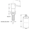 Børma A10 sæbedispenser - krom