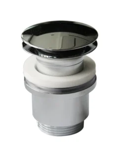 Børma bundventil Push-open krom 1.1/4"