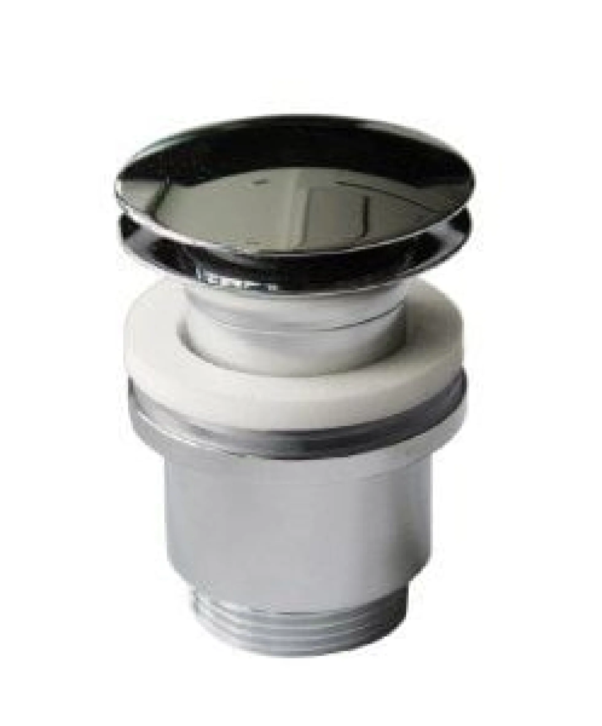 Børma bundventil Push-open krom 1.1/4"