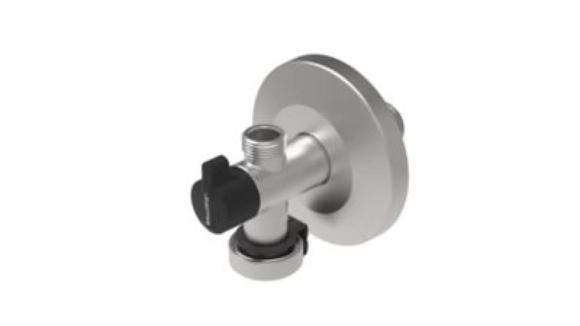 Broen ballofix vinkelventil, rustfri, 3/8x1/2x3/4"